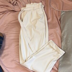 Elegant Cream Women's Pants